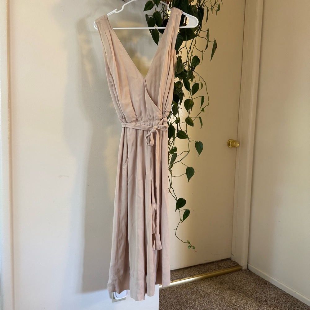 Aritzia Babaton light pink jumper romper